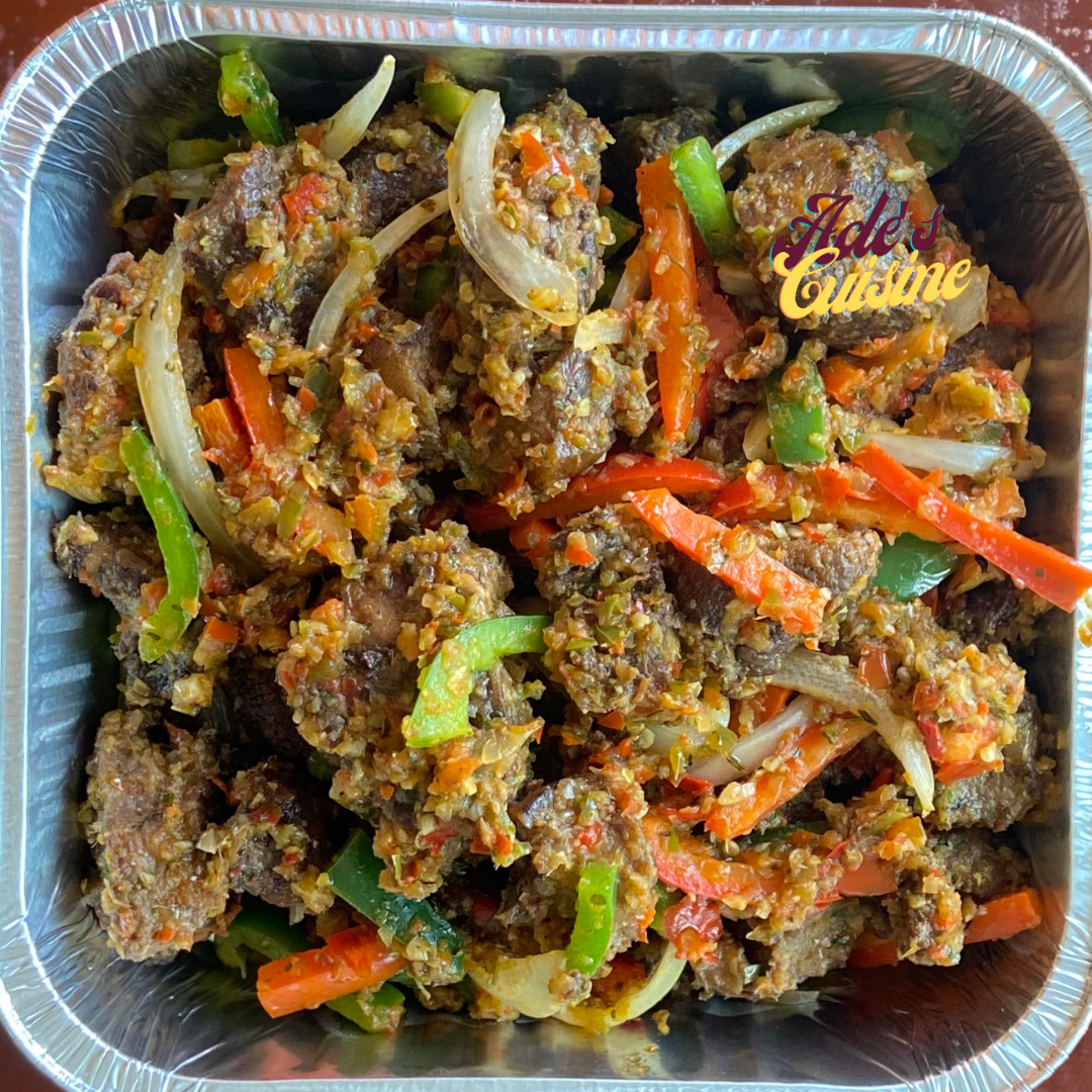 Asun (Peppered Goat Meat)